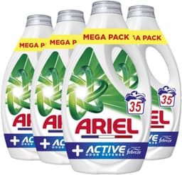 Ariel - Vloeibaar Wasmiddel Active + Odor Defense 35 Wasbeurten - 4 x 1575 ml - Voordeelverpakking — thumbnail 1