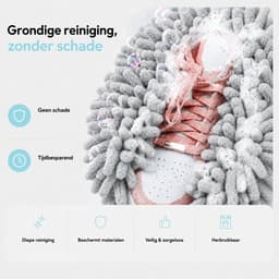 BOTC Schoenwaszak - Waszak voor schoenen - 2 stuks - Herbruikbaar - Wasmachine&Droger - voor Sneakers en Tennisschoenen - Grijs — thumbnail 5
