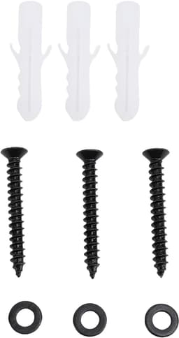 2-set grastrimmerhanger Staal Zwart rubber verpakt Waterbestendig Zwaar uitgevoerd onkruidverdelger Stevige muurbevestiging Garage Tuingereedschap Opbergorganisator — thumbnail 5
