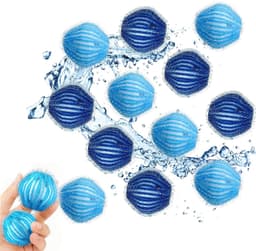 12x Witte Wasballen - Anti-klont & Pluisverwijderaar — thumbnail 1