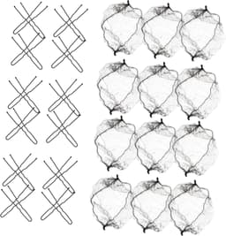 1set Elegant Haarnet Voor Vrouwen Verstelbare Bun Cover -vormige Clips Voor Professionele Kapsels Ballet Haarnetten Clips Voor Diverse Gelegenheden — thumbnail 1