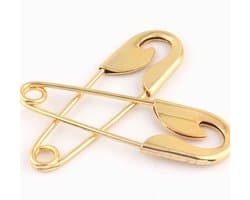 Wasknijpers, veiligheidsspelden, 10 stuks groot formaat 100 mm gouden veiligheidsspelden, doe-het-zelf naaigereedschap accessoire grote metalen gesppennen for sjaal dekens rokken gebreide stoffen amba
