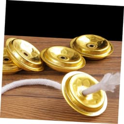 1set Olielamp Pit Set Verstelbare Lonthouder Met Lonten Duurzaam Veilig Voor Olielampen Voor Zelfgemaakte Butterlampen Gezond Vezelmateriaal — thumbnail 2