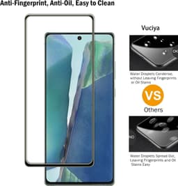 [Set van 2 screenprotector compatibel met Samsung Galaxy Note 20 pantserglas, 9H hardheid, anti-krassen, anti-belletjes, HD helder, 2X camerabeschermfolie, voor Galaxy Note 20 5G — thumbnail 5