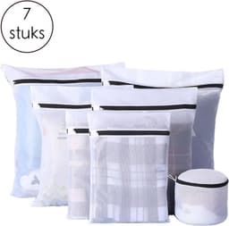 Waszakken, Wasnetten, Packing Cubes, 7 stuks, Waszakken voor wasmachines, Wasnet met ritssluiting voor fijne was, Wasnetzakken, Wasbeschermer — thumbnail 2