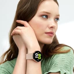 Wanme Horlogebandje voor Samsung Galaxy Watch 4/5/6/7 40 mm 44 mm, siliconen reservearmband voor Samsung Watch 4 Classic/Watch 6 Classic/Watch 5 Pro/FE, voor dames en heren — thumbnail 2