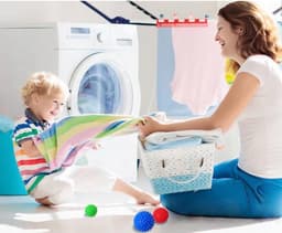 8 Stuks Wollen Droogballen voor Wasmachine en Droger — thumbnail 4
