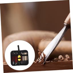 1set Pottery Sculpting Tools Polymeer Klei Snij Modelleergereedschap Met Opbergzak Voor Creatieve Projecten Kunstzinnige Vormgeving — thumbnail 2
