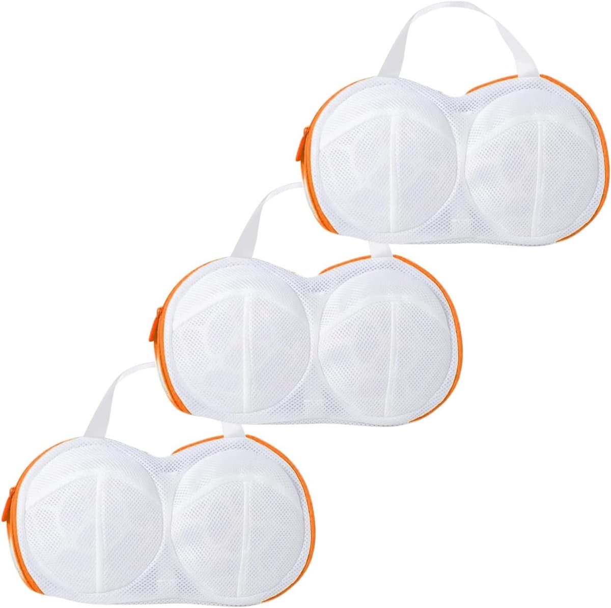 3 Stuks Bh-Waszakken voor Wasgoed - Lingerie - Ondergoed - Bh-Tasset voor Wasmachine met Rits - Dames - 32.5*21cm — afbeelding 1