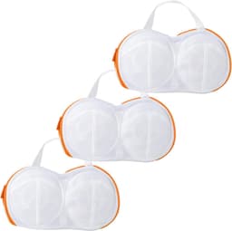 3 Stuks Bh-Waszakken voor Wasgoed - Lingerie - Ondergoed - Bh-Tasset voor Wasmachine met Rits - Dames - 32.5*21cm — thumbnail 1