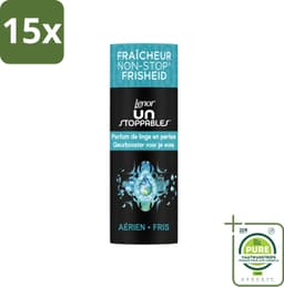 15 x Lenor Unstoppables - Geurbooster - Fris - 13 Wasbeurten - Grootverpakking - Vaatwasstrips - Geurbooster - Frisheid - Citrusgeur - Fruitige Geur - Bloemige Geur — thumbnail 1