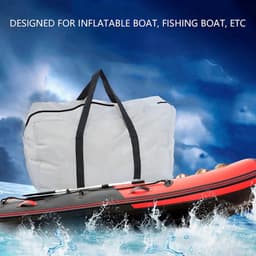 Draagtas voor opblaasbare boot, duurzame opbergtas met opvouwbaar ontwerp, enorme capaciteit, lichtgewicht en compact voor vissersbootaccessoires — thumbnail 3