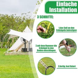Set van 12 Grondankers voor Trampolines en Tent Bevestiging — thumbnail 4