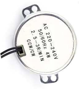 Motor, 50/60 Hz Frequentie 220-240 V AC Synchrone Motor Reductiemotor 4 W Reductiemotor CW/CCW, Piramidemotor Stil voor Magnetron Draaitafel (2,5-3 tpm) — thumbnail 3