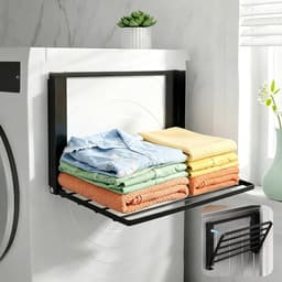 Magnetische opvouwbare plank – voor wasmachine en koelkast, ruimtebesparend,badkamer en keuken,ruimtebesparende organizer — thumbnail 1