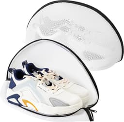 Mesh Waszak voor Schoenen en Sneakers, Duurzame Wasnet met Rits voor Bescherming en Reis - 2 Stuks — thumbnail 1