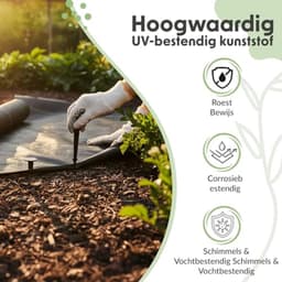 50 Stuks Grondankers - UV-bestendige Plastic Haringen voor Tuin — thumbnail 2