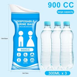 Urine Zakken voor Camping Essentials | Draagbaar Reispotje met Lekvrij en Geurbestrijding Functies — thumbnail 2