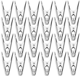 Set van 24 roestvrijstalen wasknijpers - Sterke grip en weerbestendig - Multifunctionele clips voor binnen en buiten — thumbnail 3