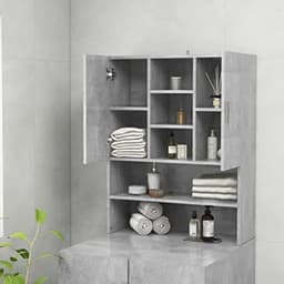 Wasmachine kast 70.5x25.5x90 cm - Beton grijs — thumbnail 3