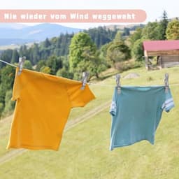 Wasknijpers 16 stuks, grote handdoekklemmen voor strandstoelen, roestvrijstalen klemmen voor handdoeken — thumbnail 2