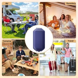 Uten Draagbare Elektrische Droger GR889-3 - Ophangbaar Design - Warmtepompdroger - 600 W - Timer 2.5H/3H/5H - Mini Wasdroger - Tot 3kg Wasgoed - Hoogte 100 cm - Blauw — thumbnail 5