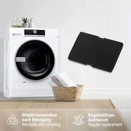 Wasdroger filter - 6 stuks - Geschikt voor beko wasdroger filter 2964840100 - sponsfilter - geschikt voor Blomberg - Grundig Droger verdamper schuim filter - 24*15cm — thumbnail 4