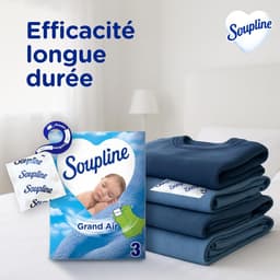 SOUPLINE Grand Air Garderobekast Linnen Geurzakjes de doos van 3 — thumbnail 4