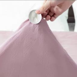 12 stuks Dekbedpinnen - Bed Sheet Holders - Quilt Clips - Dekbedovertrek Clips - Attachment Comforter - Quilt Fixing Clips - Om rommelige lakens te organiseren - Wit — thumbnail 4