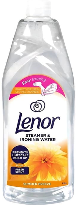 5 x Lenor Strijkwater Summer Breeze 1 liter - Strijkwater Summer Breeze - Zomerse Geur - Strijken - Wasgoed - Kleding — thumbnail 2