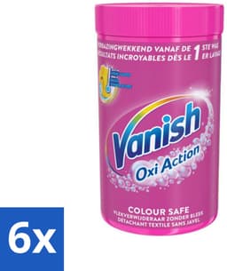 6 x Vanish Oxi Action - Veilige Kleur - Vlekkenverwijderaar Poeder - Zonder Bleek - Gekleurde Was - 1.5 Kg - Vlekkenverwijderaar - Waspoeder - Gekleurde Was - Wasmiddel - Vlekken Verwijderen — thumbnail 1