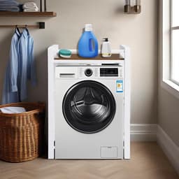 Stapelkast 3-in-1 voor wasmachine en droger met verstelbare hoogte en draagvermogen tot 300 kg — thumbnail 4