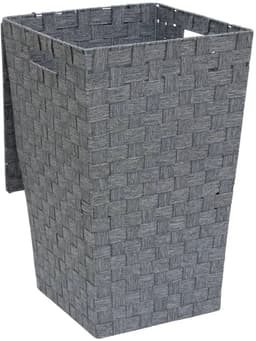 Lise L. Wasmand - Polyester Kledingmand - Grijs - 33 x 33 x 53 cm (LxBxH) - Opbergmand - 50 liter — thumbnail 1