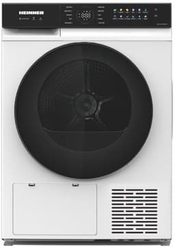 Heinner HHPD-M9K5IVC+++ Warmtepompdroger 9 kg – Inverter Motor – 10 Programma’s – Anti-kreuk – Trommelverlichting – LED Touch-display – Wit – 5 Jaar Garantie — thumbnail 1
