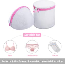 Ibenzoa® Set van 7 veelzijdige waszakken voor bescherming van delicate kledingstukken — thumbnail 2