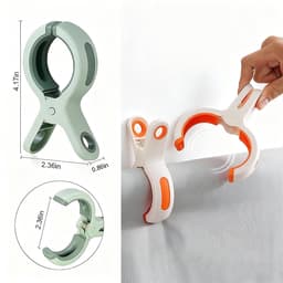 Ibenzoa® Set van 9 robuuste wasknijpers voor strandlakens en huishoudelijk gebruik — thumbnail 2
