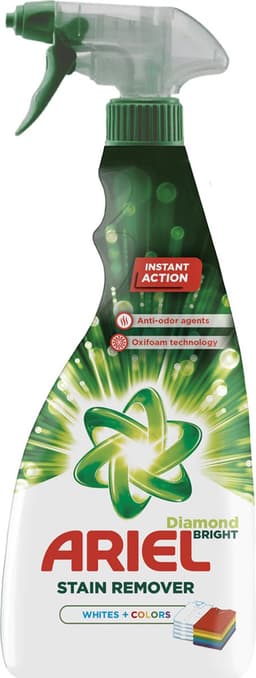Ariel - Diamond Bright - Vlekverwijderaar Spray voor Witte & Gekleurde was - 750 ml — thumbnail 1