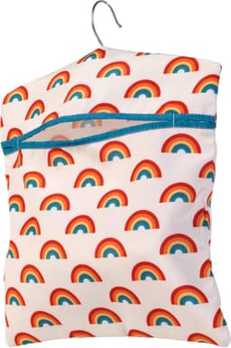 Handige Regenboog Kledingklem Tas met Haken voor Binnen en Buiten Gebruik — thumbnail 1