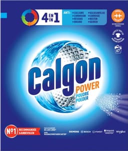 Calgon - Wasmachinereiniger - Tegen Kalkaanslag / Corrosie / Wasmiddelresten / Geuren - 67 Wasbeurten - Voordeelverpakking - 2 stuks — thumbnail 1