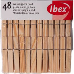 Wasknijpers ophangmandje met haak - groen - en 96x houten wasknijpers van Sorbo - was ophangen — thumbnail 4