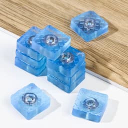 Actie4you® - Rubberen Voetjes - Vierkant - Rubber Dopje - Meubelonderzetter - Onderzetters -Trillingsdemper - Anti Slip - 22x22mm – 4 Stuks - Transparant — thumbnail 2