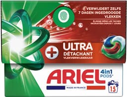 Ariel 4in1 Wasmiddel Pods +Ultra Vlekverwijderaar - 4 x 15 Wasbeurten — thumbnail 3
