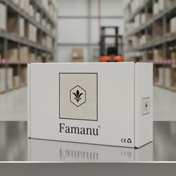Famanu – Hangende wasmand voor over de deur, stoffen waszak met grote inhoud, ruimtebesparend, beige — thumbnail 2