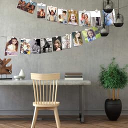 Houten wasknijpers 100 stuks minivormig met 30 meter jute voor fotokaarten decoratie scrapbooking — thumbnail 2