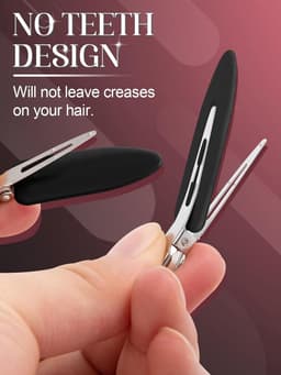 8x Zonder Vouw Haarspeldjes Zonder Klem - Geen Deuk Haarclips voor Pony en Kapsels — thumbnail 5