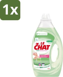 Le Chat Eco-Sensitive - Vloeibaar Wasmiddel - Witte en Gekleurde Was - Aloë Vera & Groene Thee - 30 Wasbeurten - 1 stuk — thumbnail 3