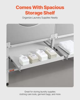 VEVOR Wasmachine Onderstel Droger Onderbouw Voetstuk 1230x635x625mm 267kg — thumbnail 3