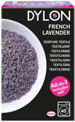 Dylon - Textielverf - French Lavender - All-in-One - Inclusief Zout - 350g - Voordeelverpakking - 2 stuks - Textielverf - Dylon — thumbnail 2
