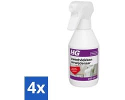 4 x HG Zweetvlekkenverwijderaar 250 ml - Zweetvlekken Verwijderen - Deodorantvlekken Verwijderen - Vlekkenverwijderaar - Wasmiddel - Textielreiniger