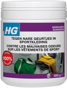 2 x HG Wasmiddel Toevoeging Tegen Nare Geuren In Sportkleding 500 gr - Sportkleding Geurverwijderaar - Wasmiddeltoevoeging - Nare Geurtjes - Sportkleding Geur - Wasmiddel — thumbnail 2